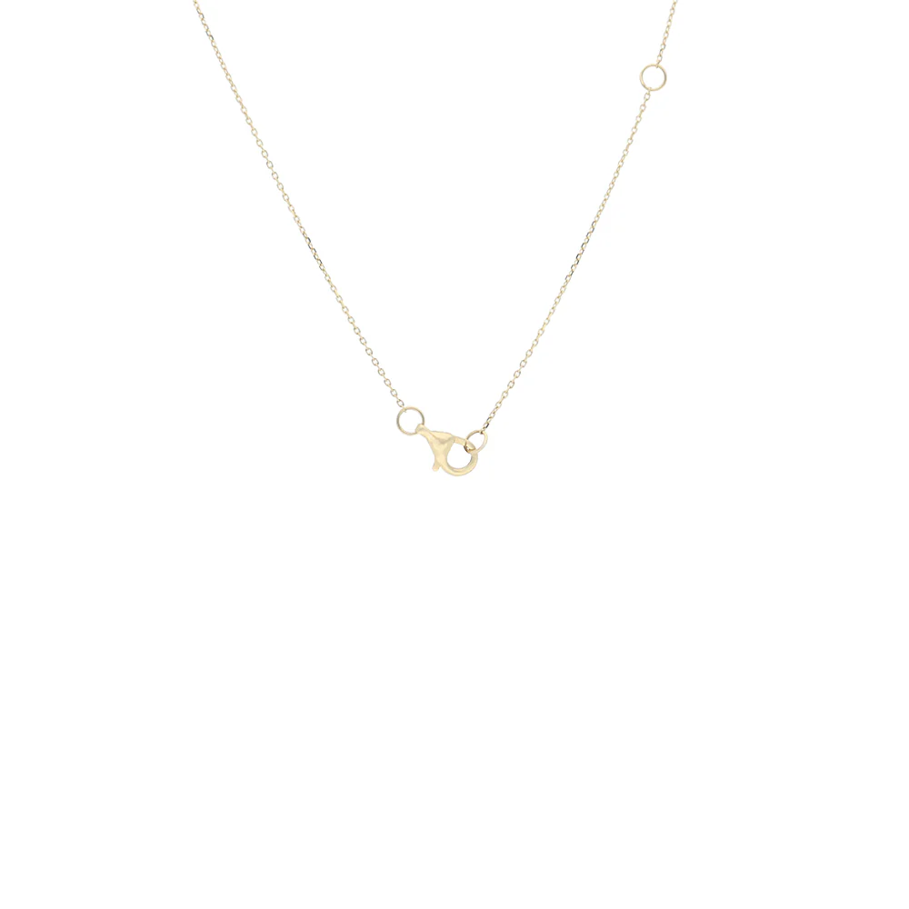14ct Yellow Gold Diamond Trinity Claddagh Pendant - Image 3