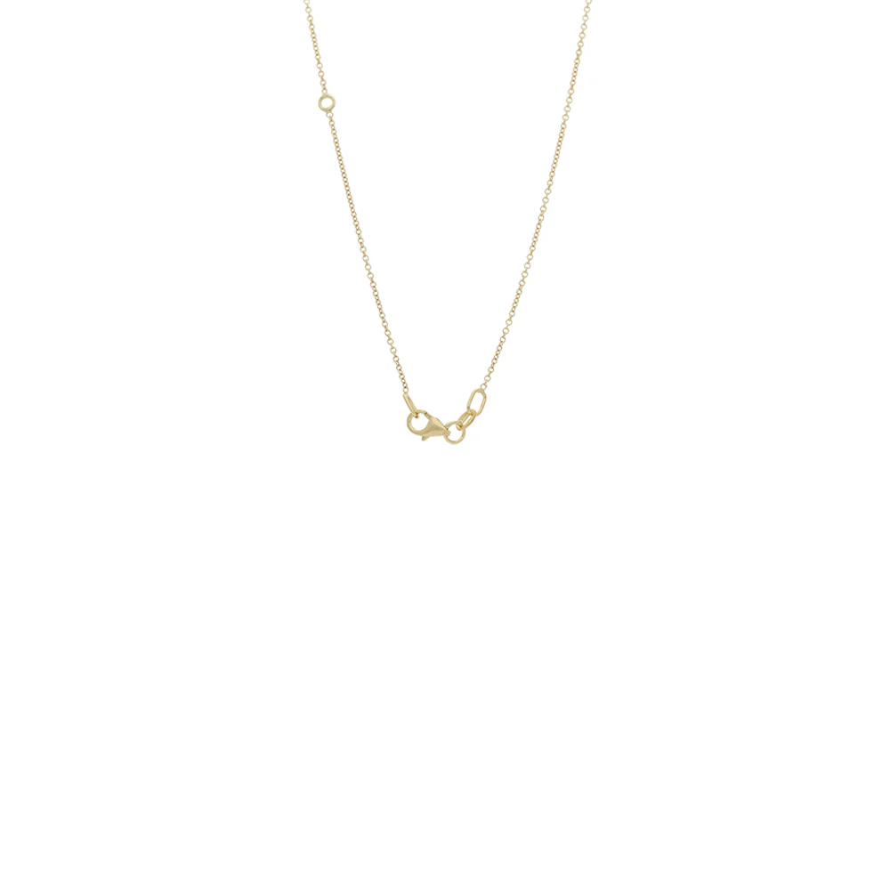18ct Yellow Gold Diamond Open Teardrop Pendant - Image 2