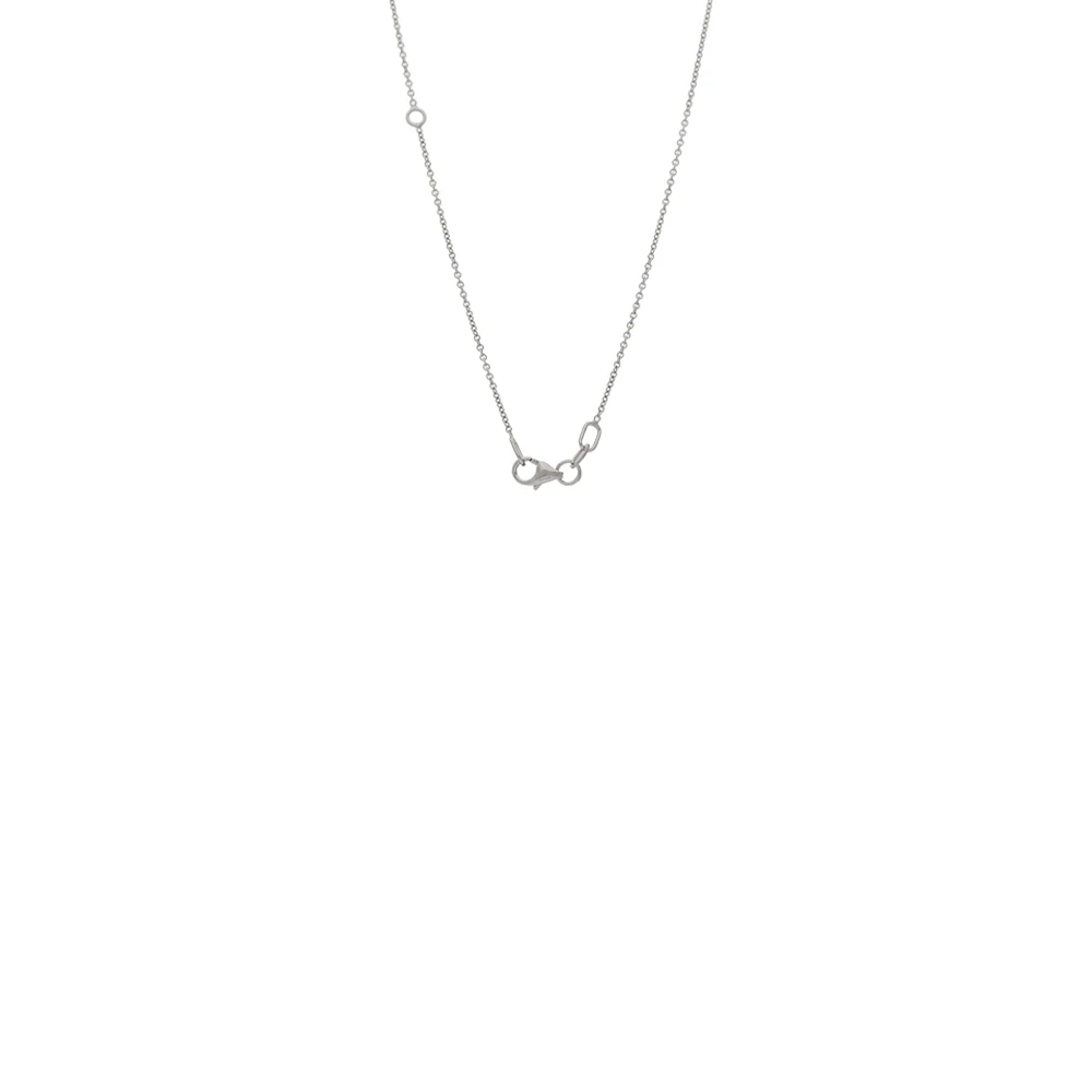 18ct Yellow Gold & Platinum Diamond Flower Pendant - Image 2