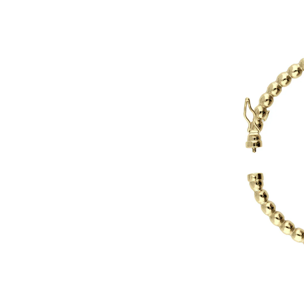 9ct Gold Beaded Bangle - Image 2