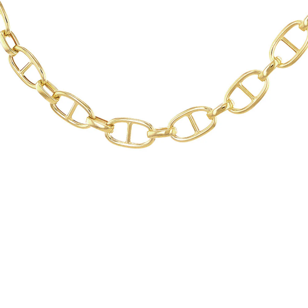 9ct Gold Flat Anchor Link Chain