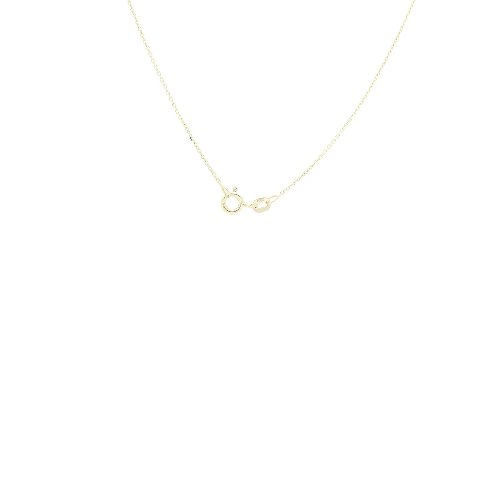 9ct Two Tone Diamond Oval Pendant - Image 2