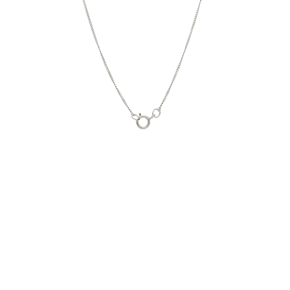 9ct White Gold Pearl with Diamond Cap Pendant - Image 2