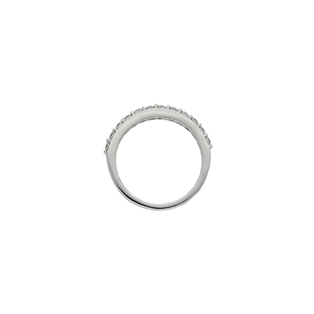 9ct White Gold Zirconia Eternal Dress Ring - Image 3