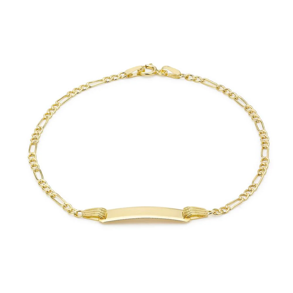 9ct Gold Figaro Children's Bracelet