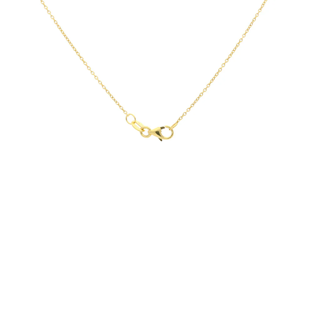 9ct Yellow Gold CZ with Halo Pendant - Image 2
