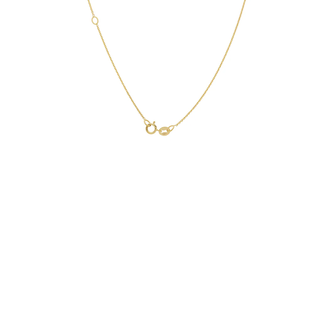 9ct Yellow Gold Diamond Cutout Cross Pendant - Image 2