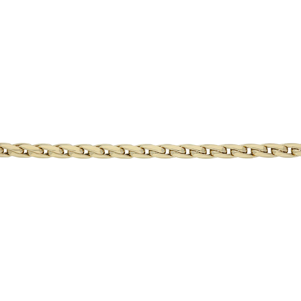 9ct Yellow Gold Flexible Twist Oval Link Bracelet - Image 4