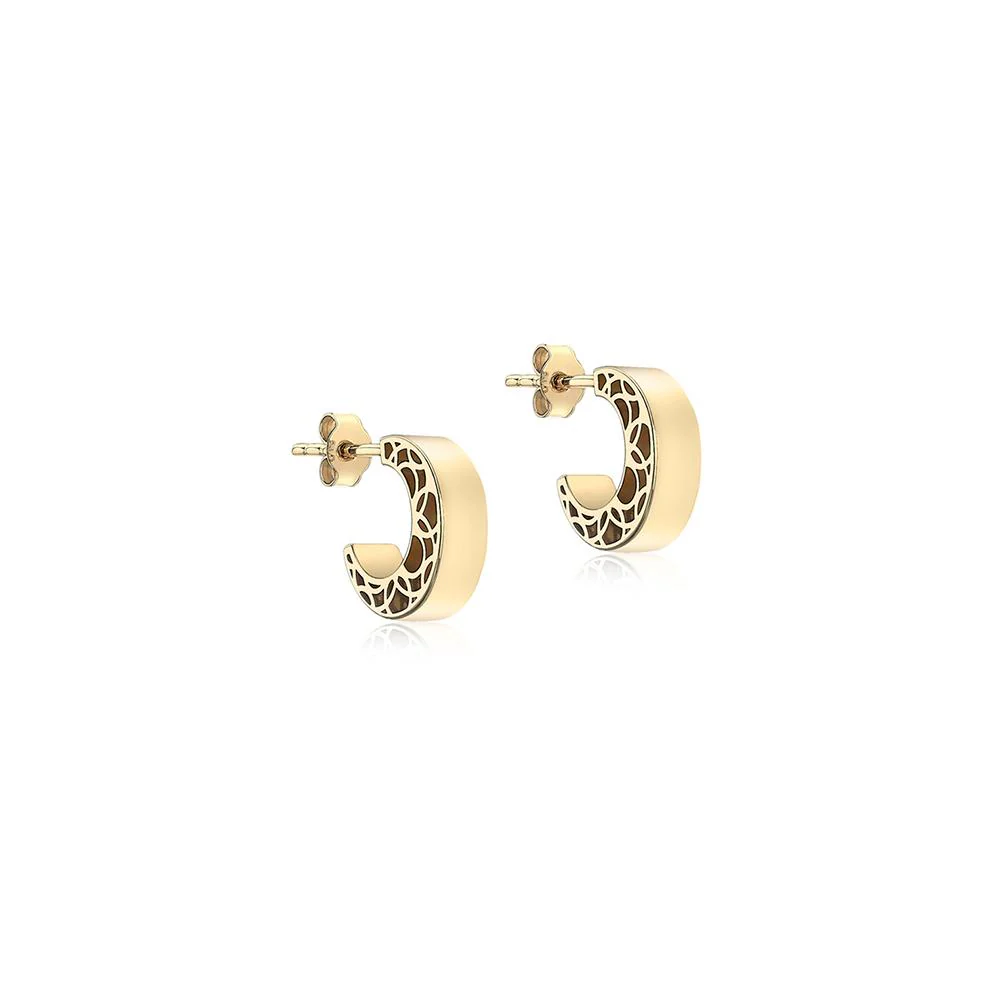 9ct Yellow Gold Mini Huggie Earrings