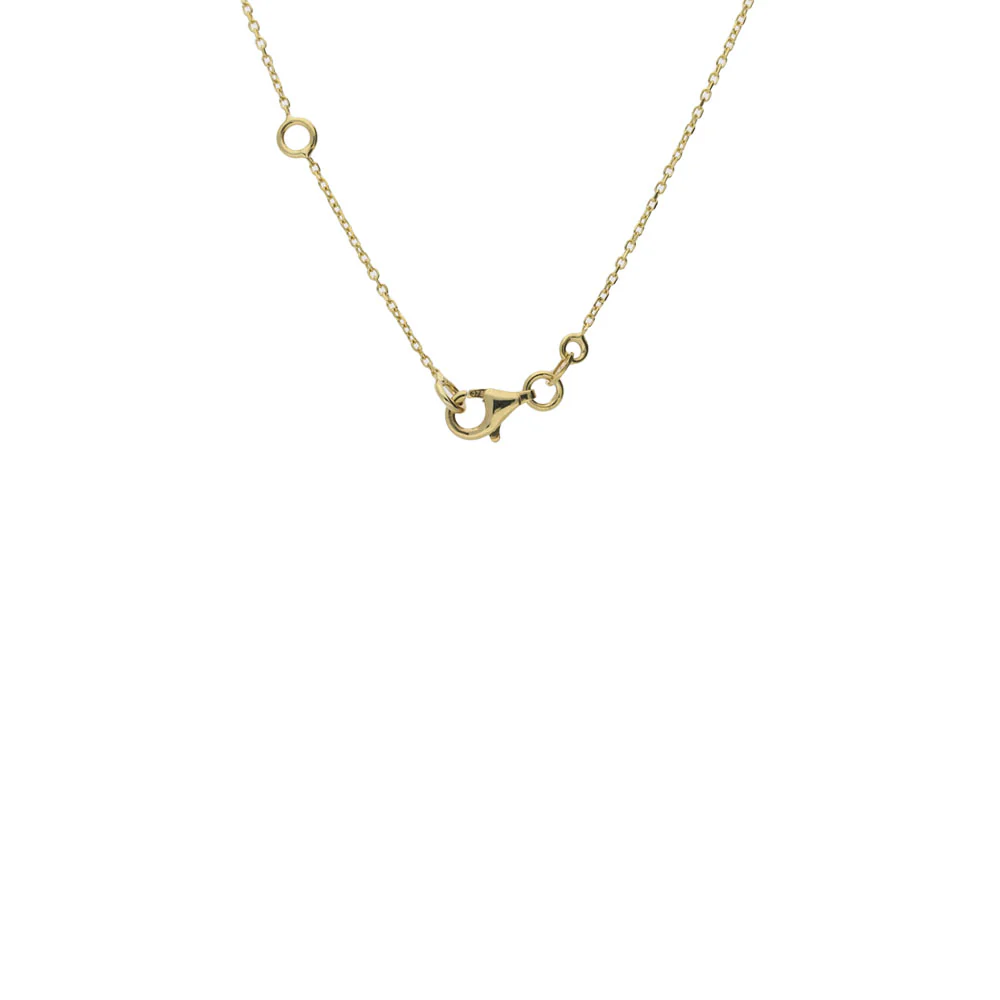 9ct Yellow Gold Pearl and Flat Beads Pendant - Image 4