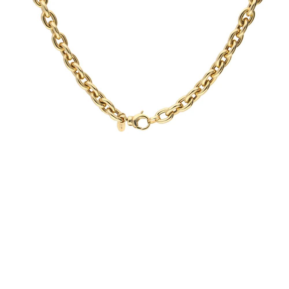 9ct Yellow Gold Round Mini Belcher 50cm Chain - Image 3