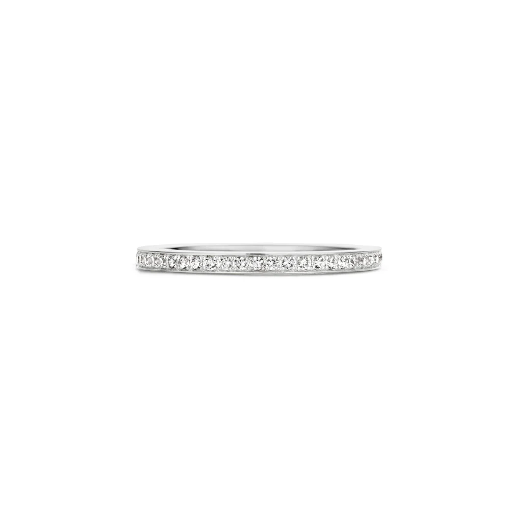 Blush 14ct White Gold Set Cubic Zirconia Ring 1119WZI - Image 3