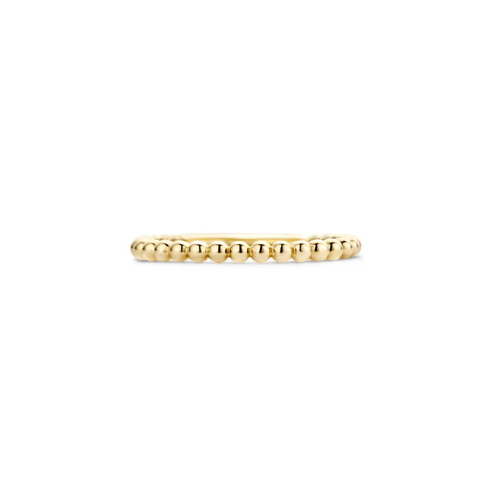 Blush 14ct Yellow Gold Beads Ring 1105YGO - Image 3
