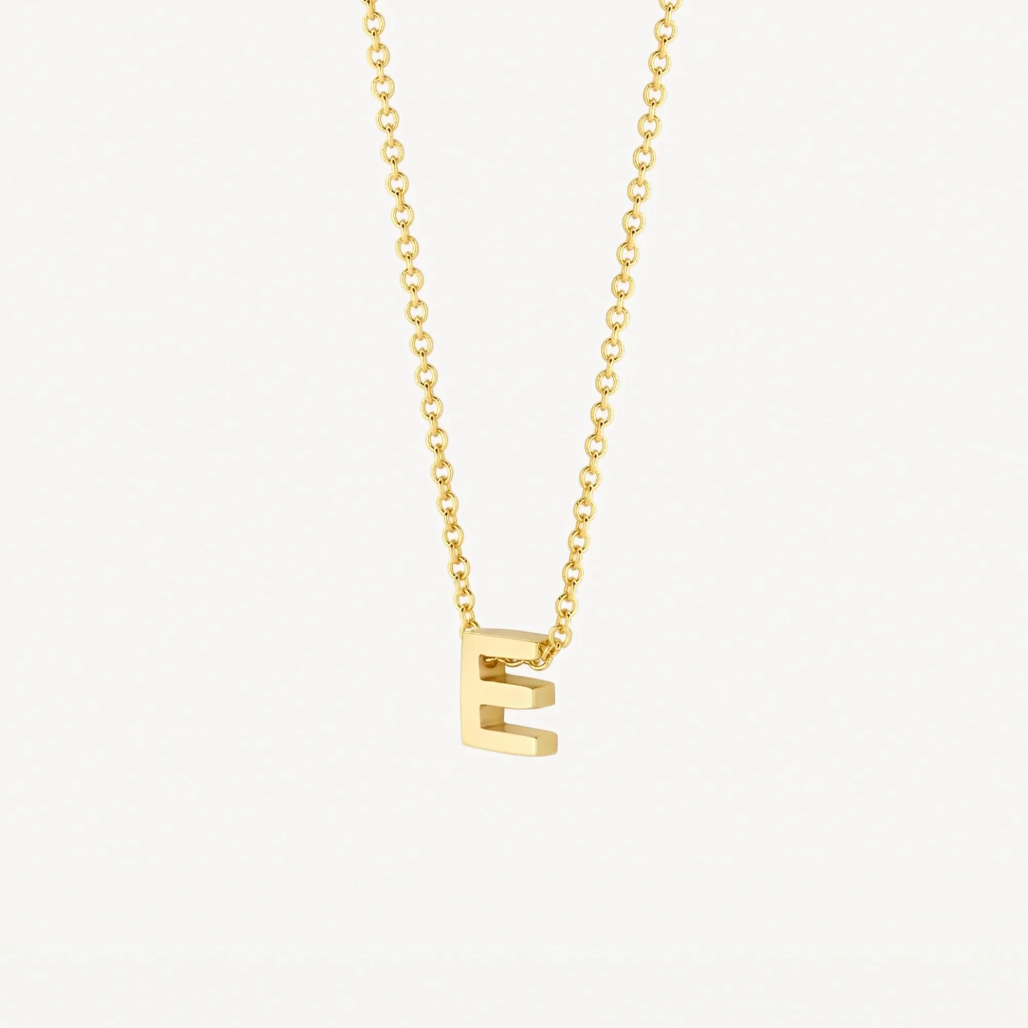 Blush 14ct Yellow Gold "E" Initial Pendant - Image 3