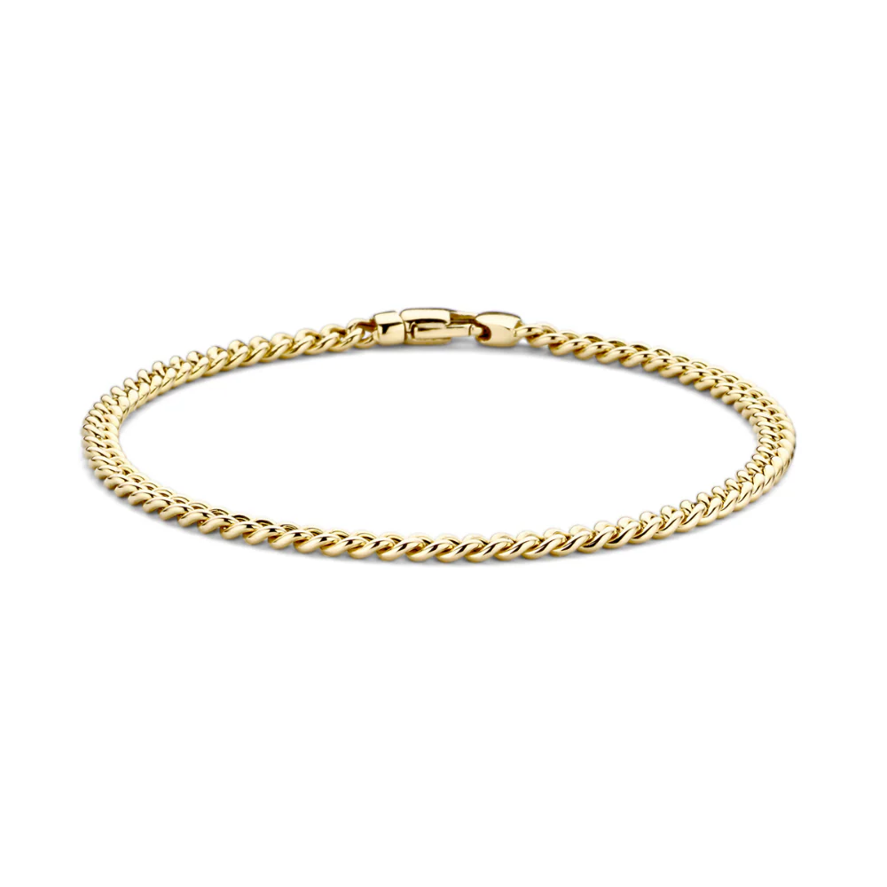 Blush 14ct Yellow Gold Gourmet Link Bracelet 2165YGO