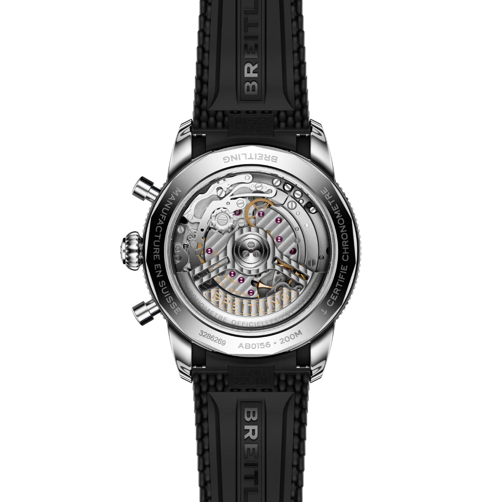 Breitling Superocean Heritage B01 42mm Black Rubber Strap Watch - Image 4