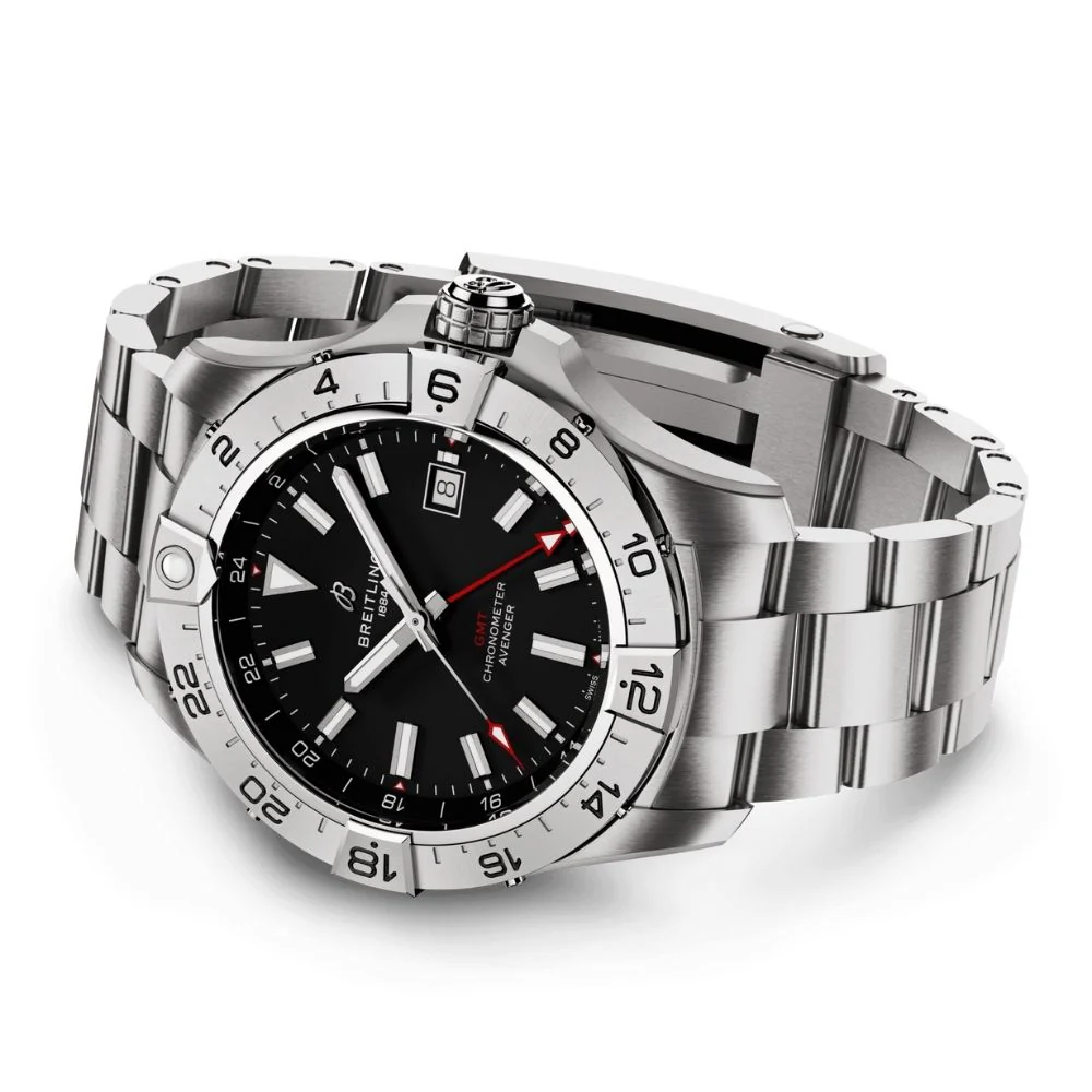 Breitling Avenger Automatic GMT Black Dial 44mm Watch - Image 2