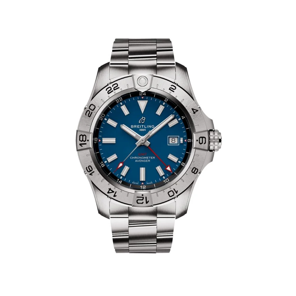Breitling Avenger Automatic GMT Blue Dial 44mm Watch
