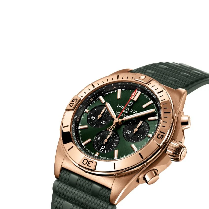 Breitling Chronomat B01 42 Rose Gold Watch - Image 2