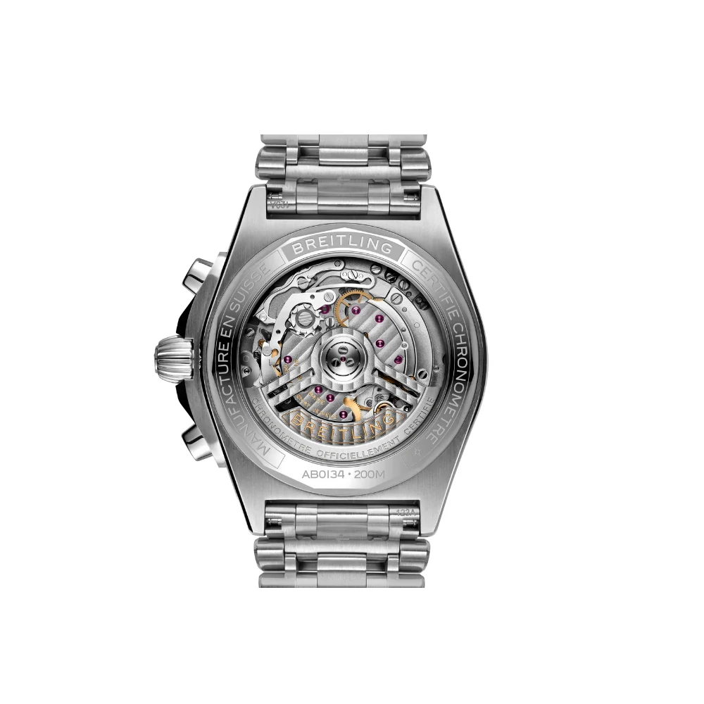 Breitling Chronomat B01 42 Stainless Steel Green Dial Watch - Image 2