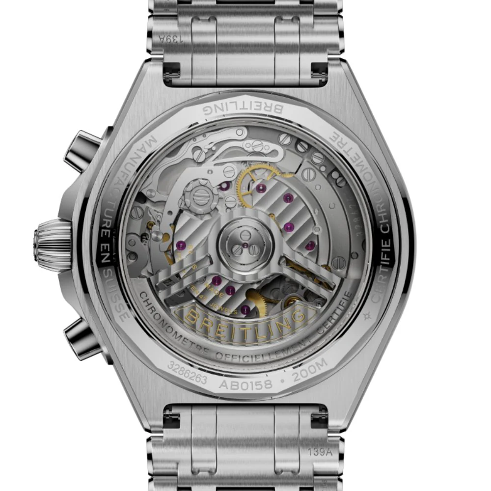 Breitling Chronomat B01 Chronograph 42  Green Watch - Image 3