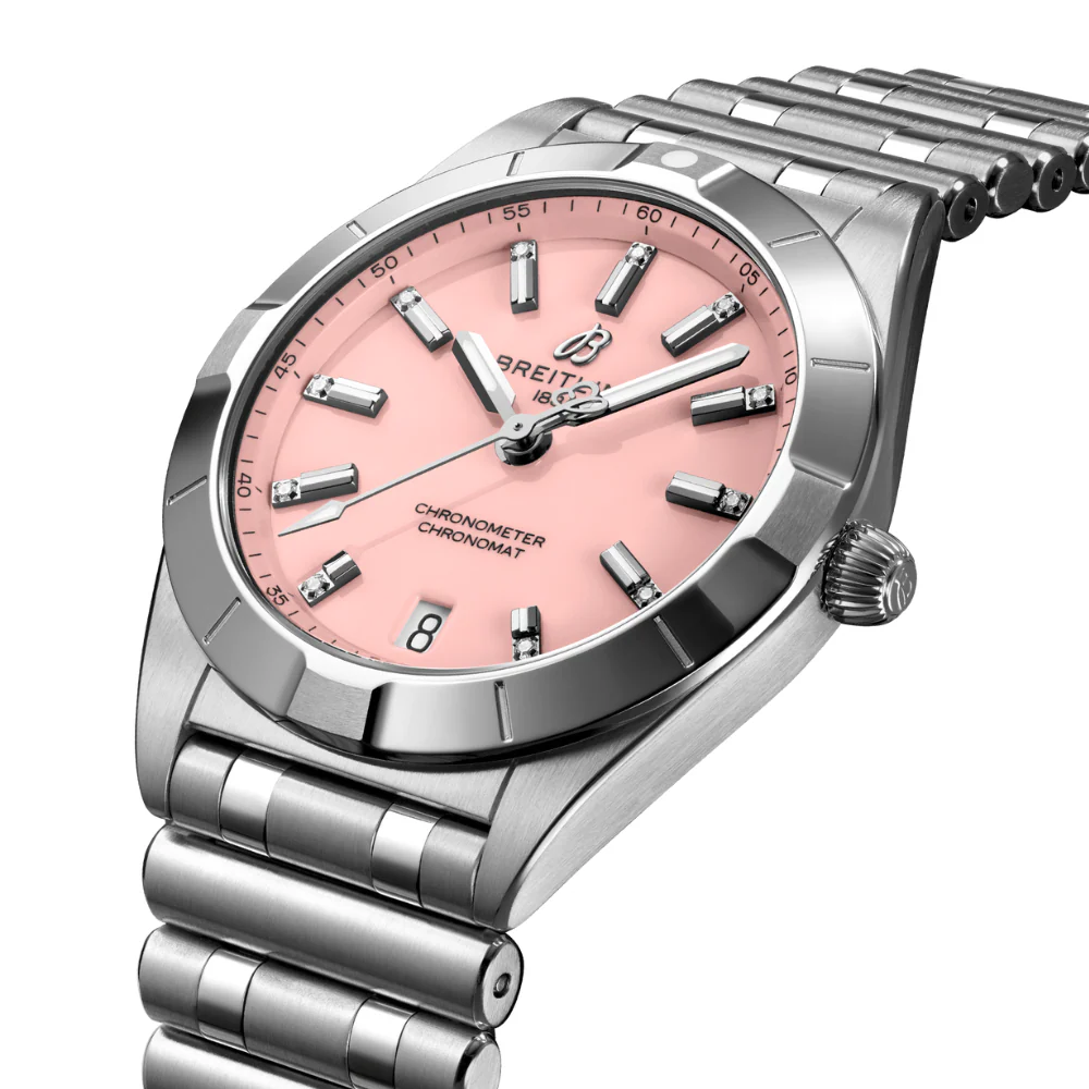 Breitling Chronomat Pink 32mm Watch - Image 5