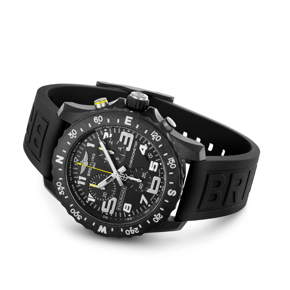 Breitling Endurance Pro Black and Yellow 44mm Watch - Image 3