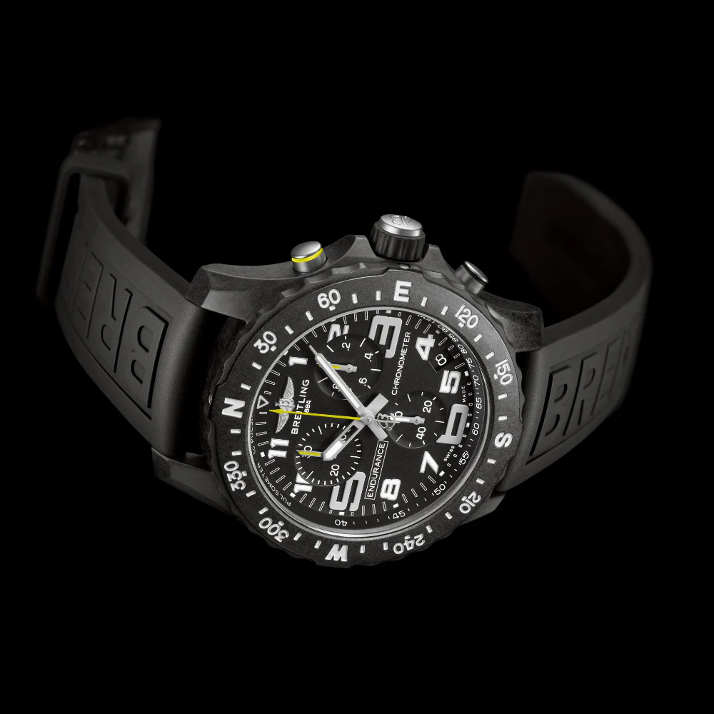 Breitling Endurance Pro Black and Yellow 44mm Watch - Image 5