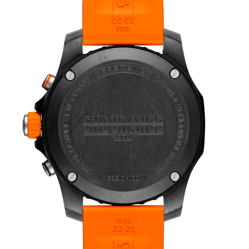 Breitling Endurance Pro Orange Strap Watch - Image 2