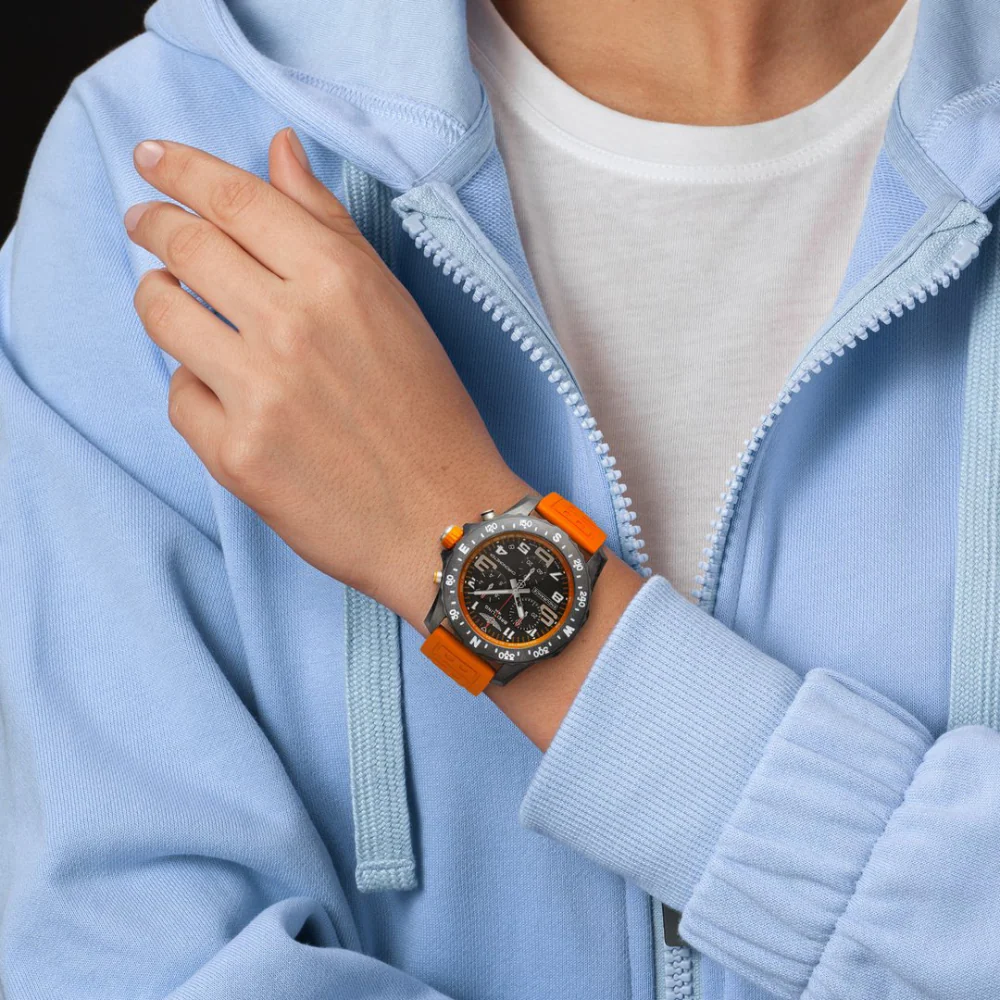 Breitling Endurance Pro Orange Strap Watch - Image 4