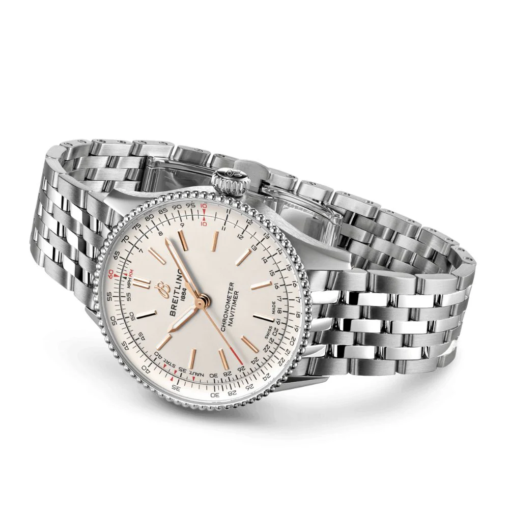 Breitling Navitimer Automatic Cream Dial 36mm Watch - Image 3