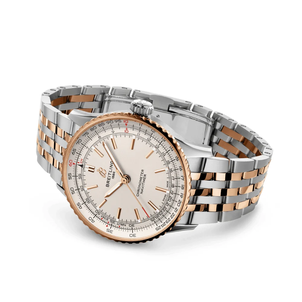 Breitling Navitimer Automatic Cream Dial 41mm Watch - Image 3