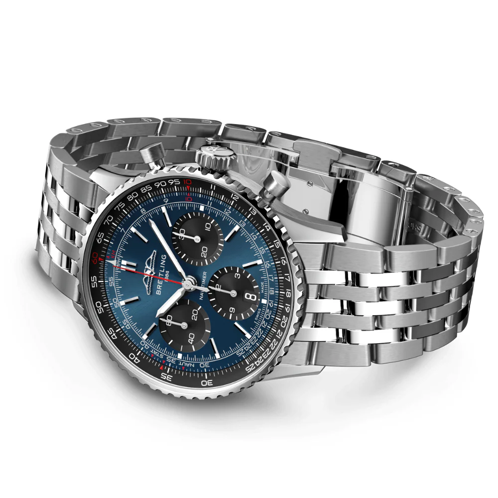 Breitling Navitimer B01 Chronograph 41 Blue and Black Dial Watch - Image 3