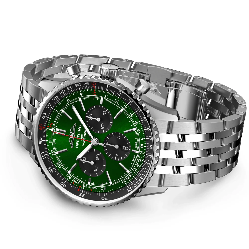Breitling Navitimer B01 Chronograph 46 Green Watch - Image 3