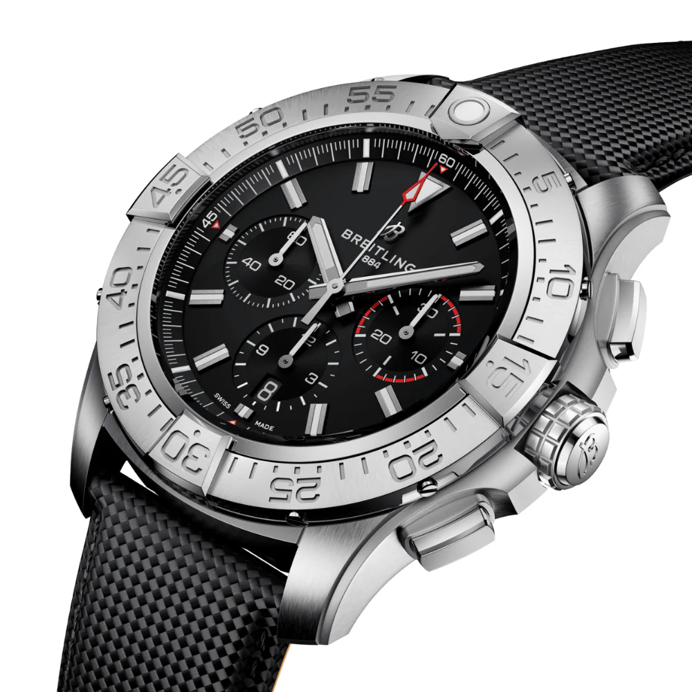 Breitling Super Avenger B01 Chronograph 46 Black Dial Watch - Image 4