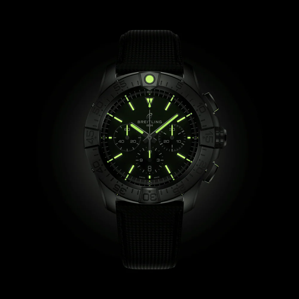 Breitling Super Avenger B01 Chronograph 46 Black Dial Watch - Image 5