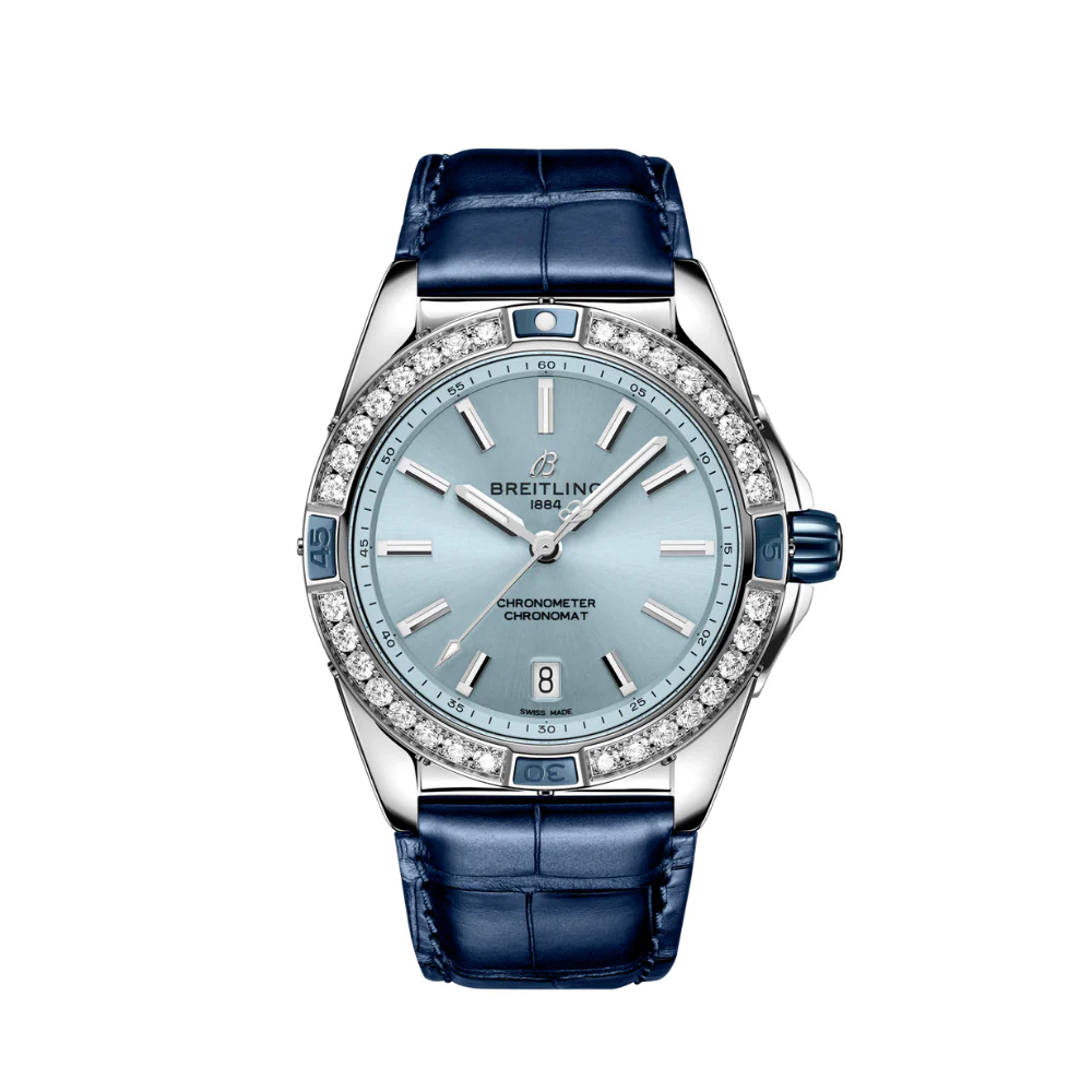 Breitling Super Chronomat Automatic Blue Dial 38mm Watch