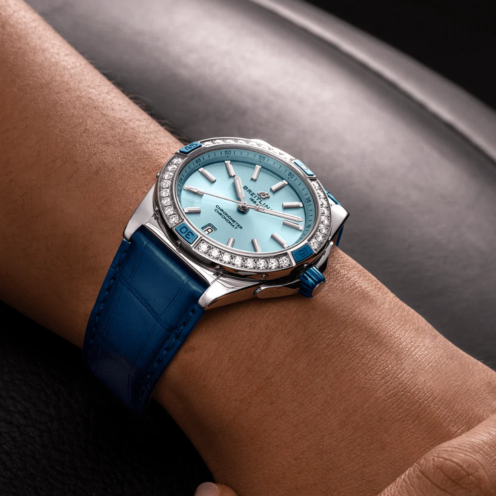 Breitling Super Chronomat Automatic Blue Dial 38mm Watch - Image 5