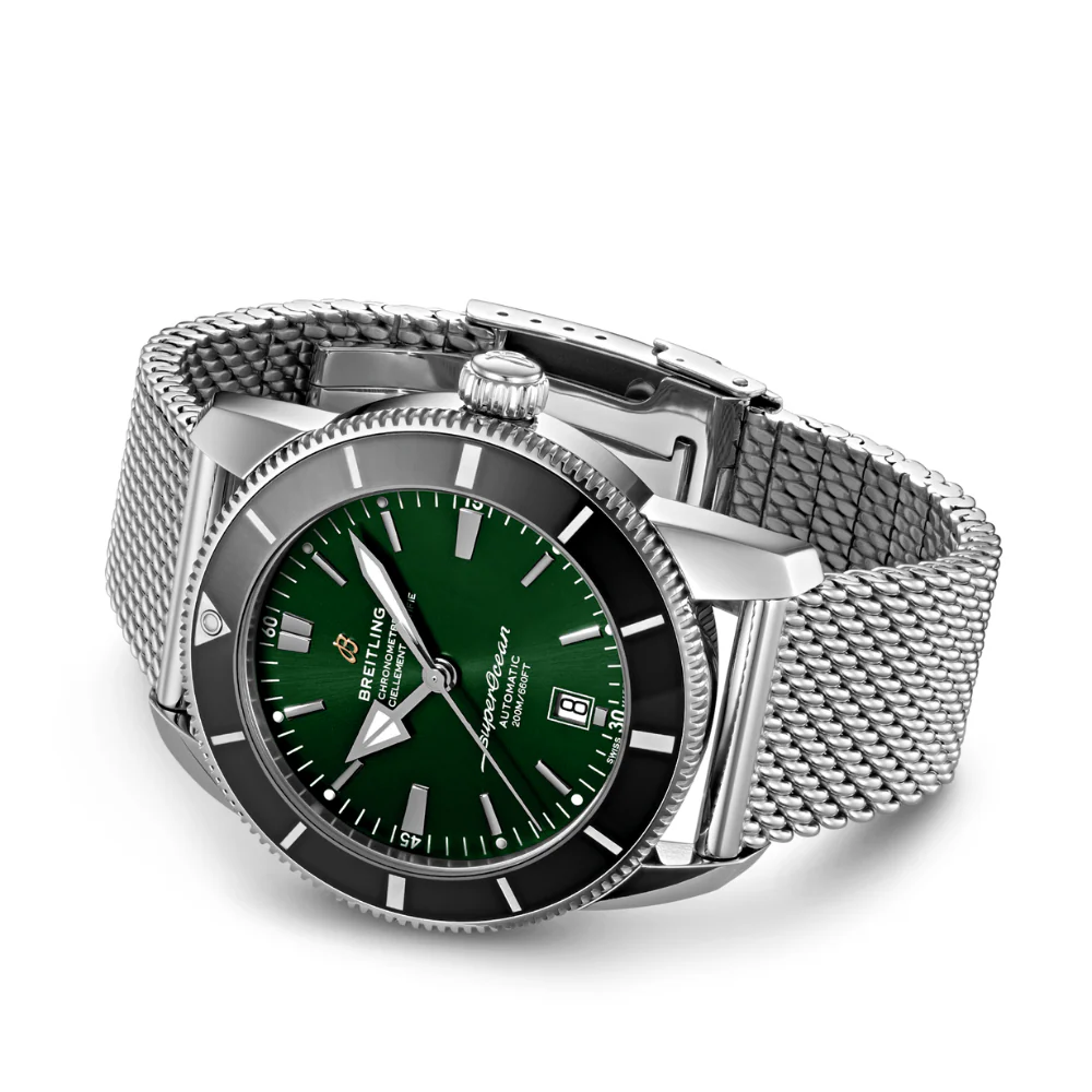 Breitling Superocean Heritage B20 Automatic 46 Green Dial Bracelet Watch - Image 4