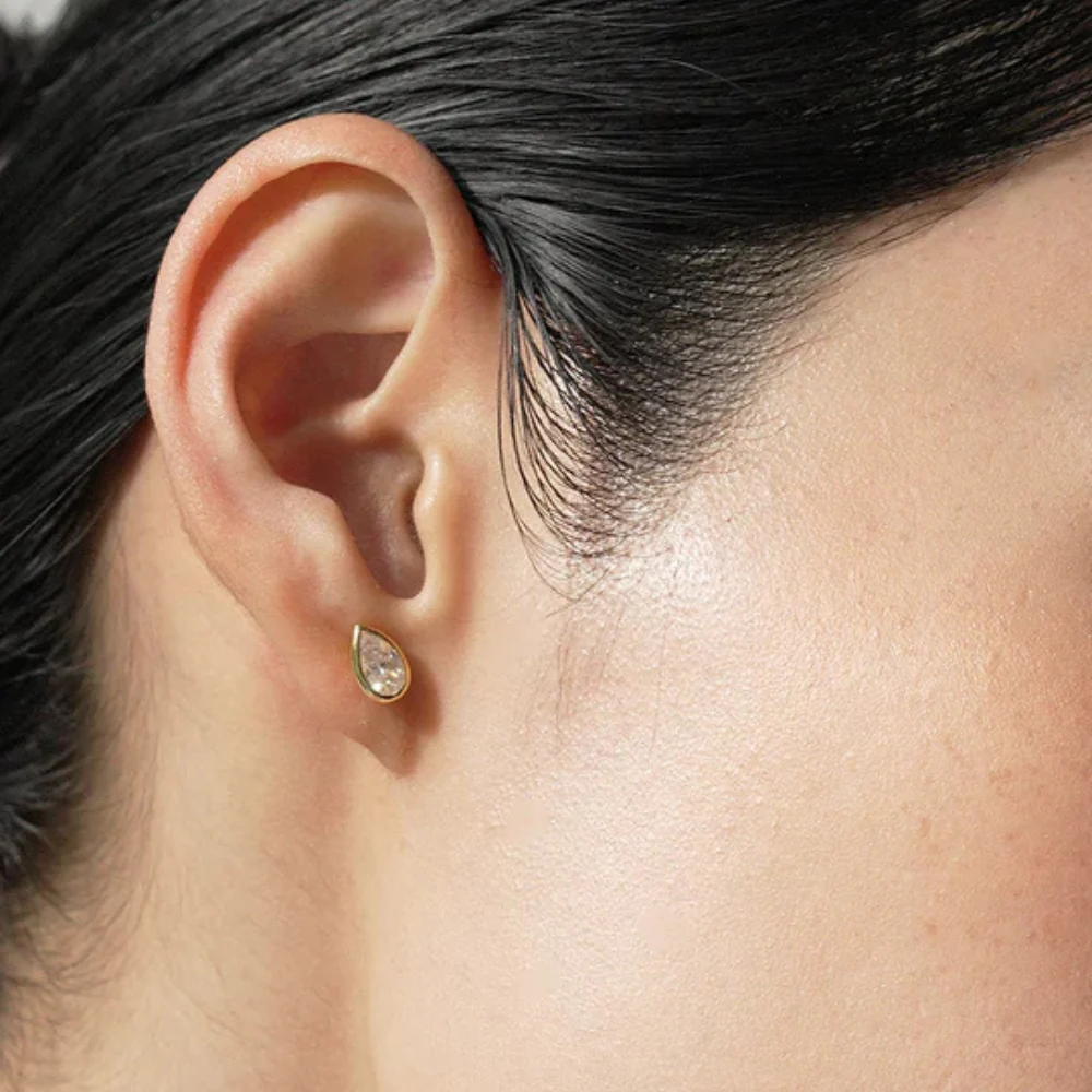 Carat* London Danu Stud Earrings - Image 2