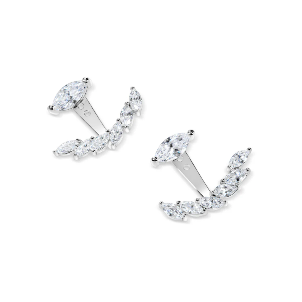 Carat* London Lana Ear Jacket Earrings - Image 3