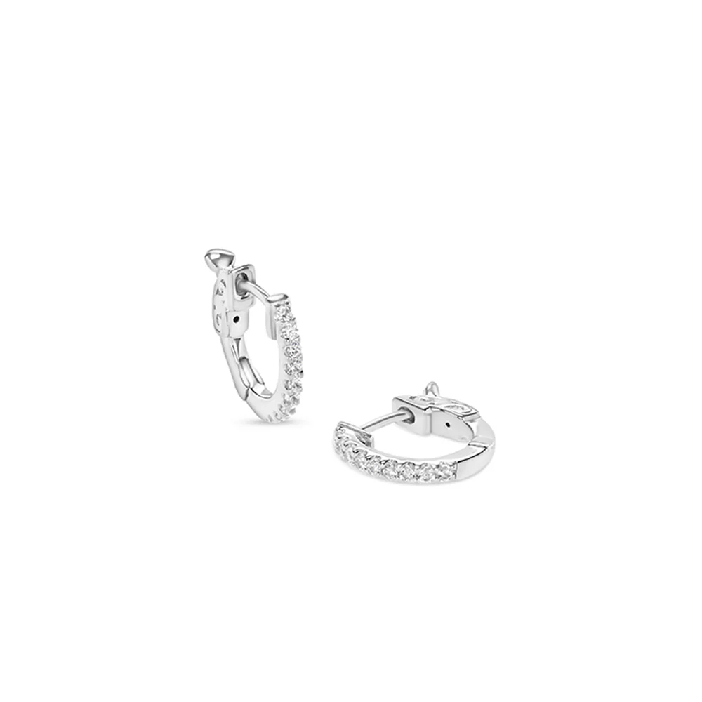 Carat* London Silver Baby Hoops - Image 3
