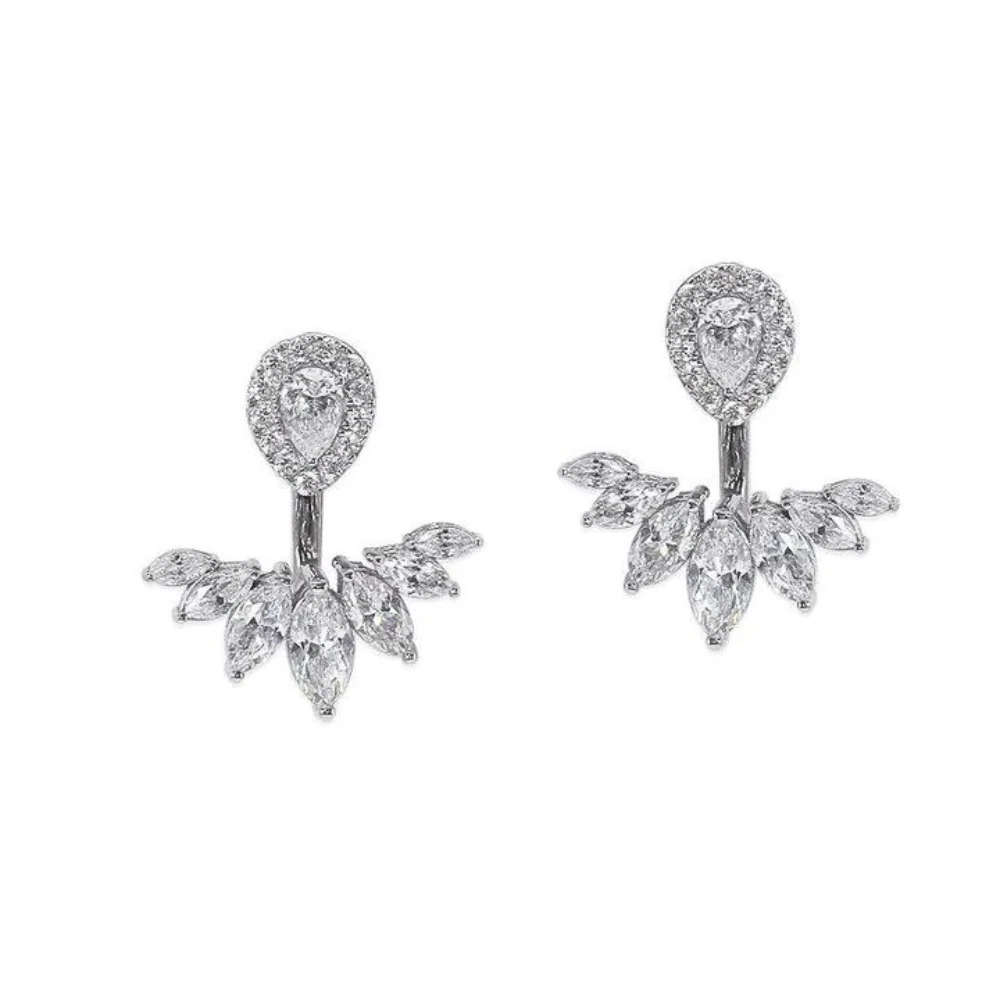 Carat* London Suriya Ear Jackets Sterling Silver Earrings