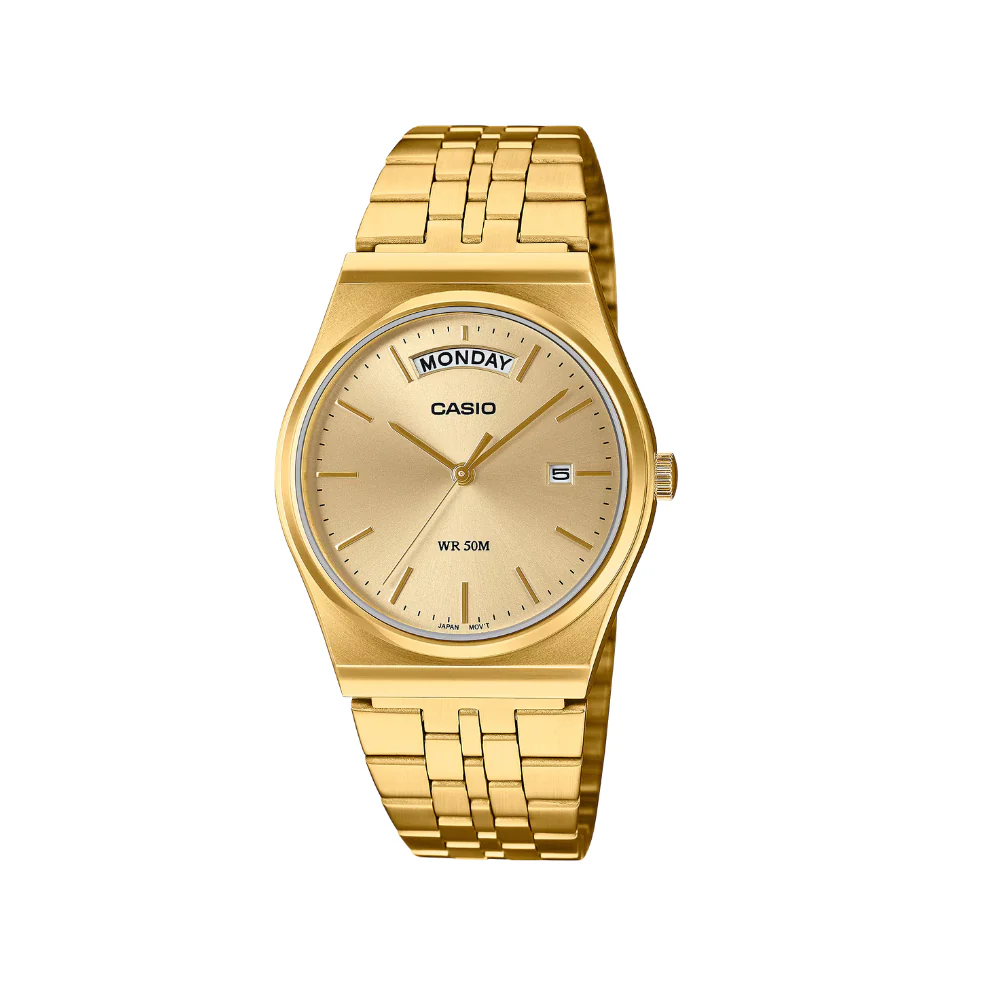 Casio Standard MTP-B146G-9AVEF 40mm Gold Watch