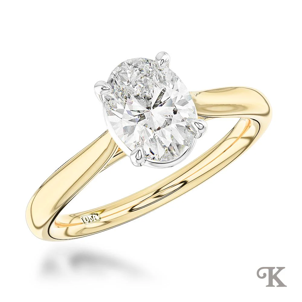 Classic Oval Solitaire