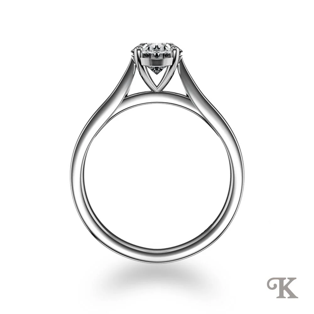 Classic Oval Solitaire - Image 3