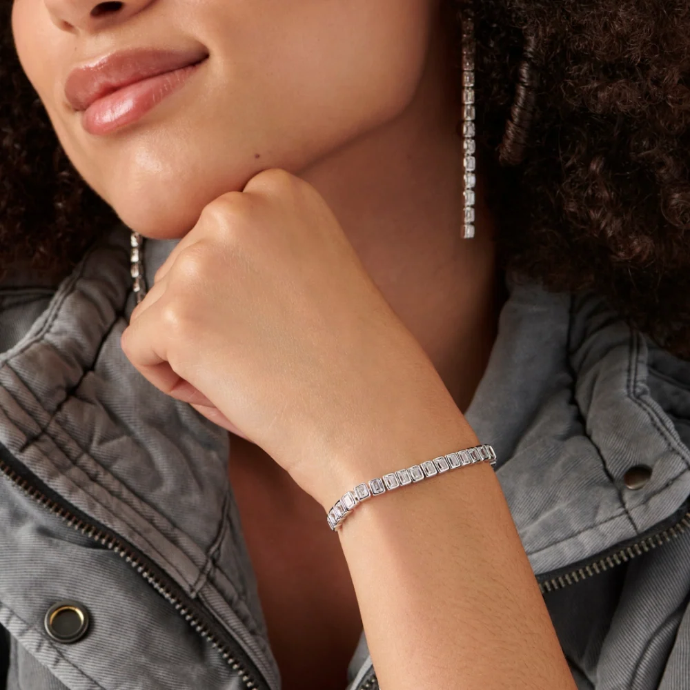 Carat* London Cassidy Emerald Line Bracelet - Image 3