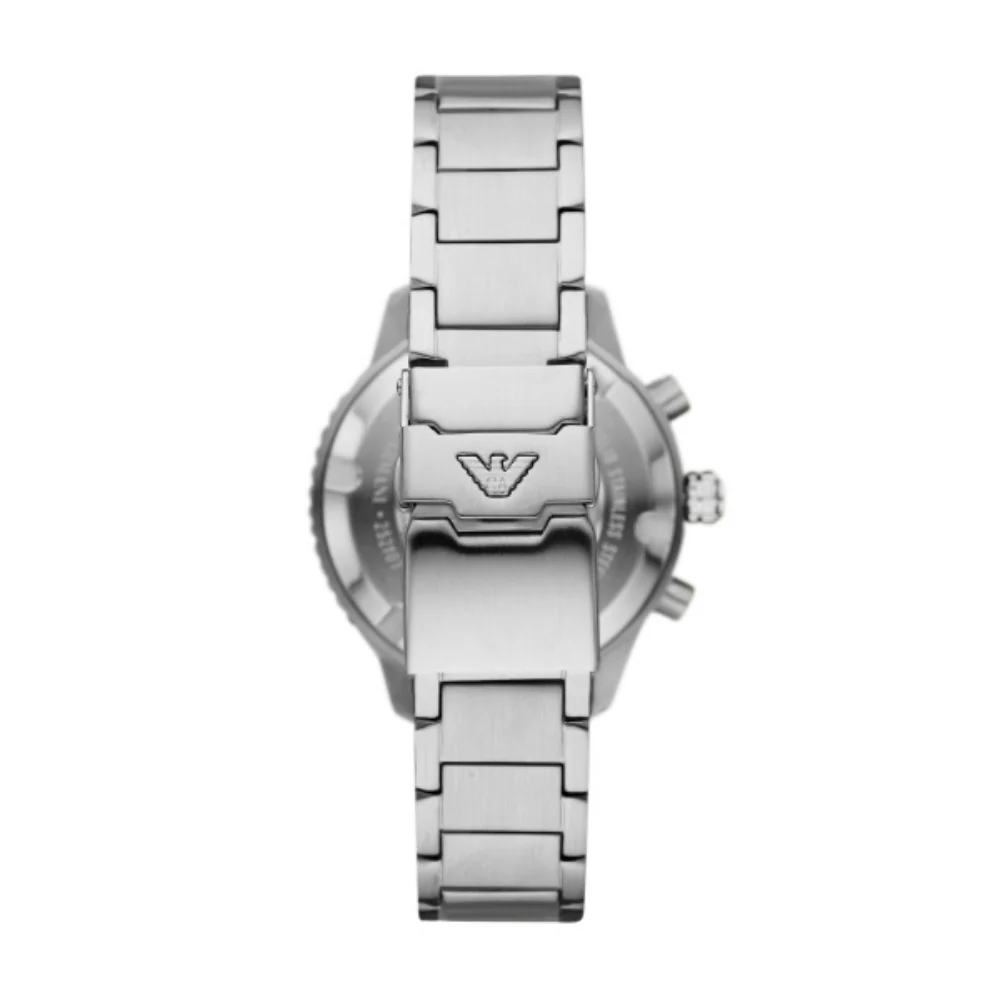 Emporio Armani Diver Green Dial Chronograph Watch - Image 2