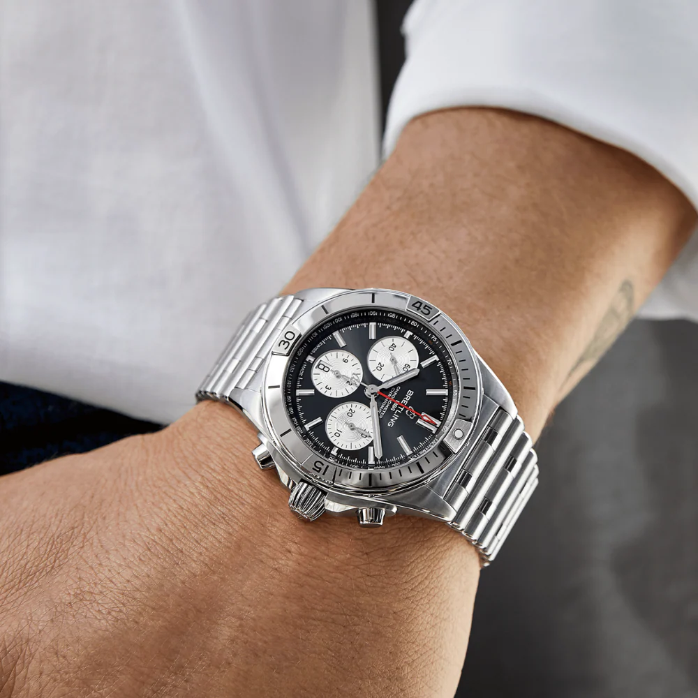 Breitling Chronomat B01 42mm Black Dial Watch - Image 4