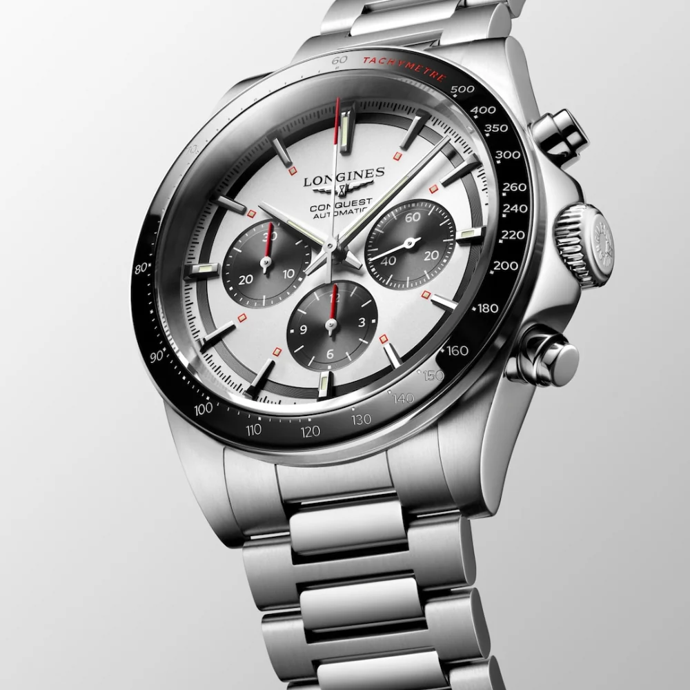 Longines Conquest Silver Dial 42mm Watch - Image 2